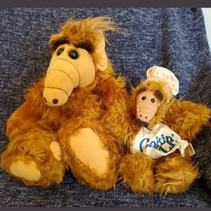 2 Alf the Alien Dolls 1986 1988